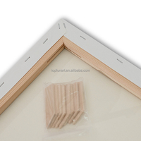 Zeitlich Begrenzter Rabatt Günstiger Preis Säurefreie 40x50CM Bespannte Baumwoll-Leinwand Mit Holzrahmen