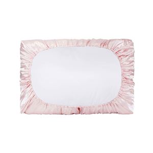 Housse anti-poussière en satin pour oreiller, taie d'oreiller personnalisable avec logo, 100% polyester, pour cheveux et peau, cadeau promotionnel de voyage - Product Image 3