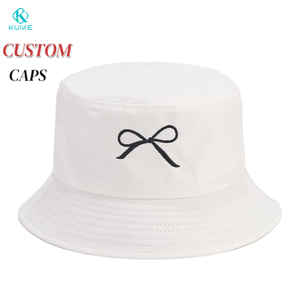 Vente en gros Chapeau de soleil de pêche décontracté pour adultes unisexe Tendance de la mode coréenne Design <span class=keywords><strong>minimaliste</strong></span> Noeud brodé pour femmes Broderie 3D de <span class=keywords><strong>plage</strong></span> - Product Image 1