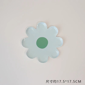 Platos de Papel DAMAI con Diseño de Margaritas, 7 Pulgadas, Desechables, con Forma de Flor, para Fiestas, Estilo Retro Bohemio, para Cumpleaños - Product Image 5