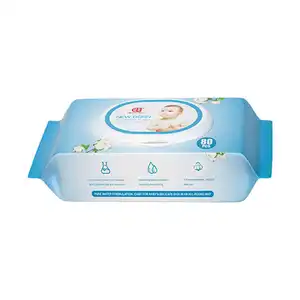 OEM ODM Baby Cotton Dry Wet Wipe Sensitive Baby Wipes Disposable Water Natural Organic Cleaning Eco Hand Wet Baby Wipes