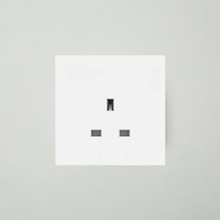 Prise murale multifonctionnelle de haute qualité à double pôle avec gros bouton 13A 250V