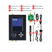 Radio SDR HackRF One R10 + PortaPack H2 Ensamblado + 5 Antenas + Cable USB + Kit de Amplificador de Bajo Ruido RF LNA de 50M-6GHz
