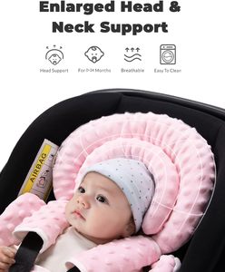 Cojín Adicional <span class=keywords><strong>para</strong></span> Asiento de Coche <span class=keywords><strong>para</strong></span> Bebés, Recién Nacidos y Niños Pequeños, Reversible, Soporte <span class=keywords><strong>para</strong></span> Cabeza y Cuerpo, Malla Transpirable, Minky Dot - Product Image 3
