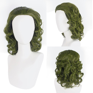 <span class=keywords><strong>Perruque</strong></span> Cosplay Halloween courte et bouclée — noble, perruques de cheveux bouclés couleur <span class=keywords><strong>verte</strong></span>, livraison rapide, en promotion - Product Image 6