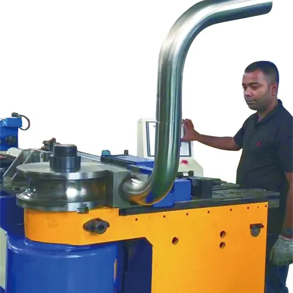 Manufacture Sells DW89NC hydraulic semi automatic mandrel pipe bending machine