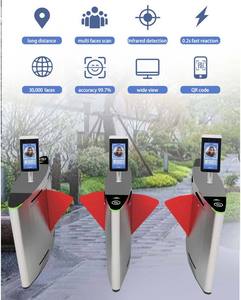Grosir Pabrik otomatis dirancang putar kontrol akses keamanan Flap penghalang dengan pembaca kode Qr - Product Image 2
