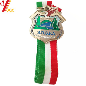 Medalla de metal modificada para requisitos particulares de alta calidad de los juegos de pelota de la Fábrica-venta con la cint - Product Image 4