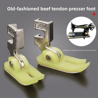 Pied presseur en fer pour machine à coudre domestique de style ancien, pour tissus Oxford et tissus robustes