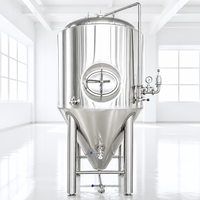 Fermenteur isobare en acier inoxydable Tonsen de 200L à 5000L, cuve de fermentation et de clarification 2HL-50HL pour brasserie