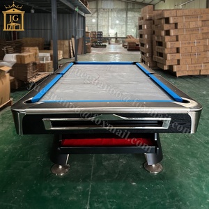 Table <span class=keywords><strong>de</strong></span> billard <span class=keywords><strong>de</strong></span> <span class=keywords><strong>luxe</strong></span> haut <span class=keywords><strong>de</strong></span> gamme en bois massif <span class=keywords><strong>de</strong></span> 9 pieds avec système <span class=keywords><strong>de</strong></span> retour <span class=keywords><strong>de</strong></span> billes, poches en cuir et en coton pour un usage domestique - Product Image 6