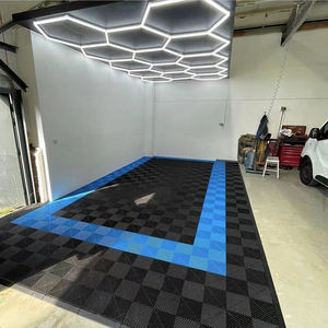 <span class=keywords><strong>Dalle</strong></span> de sol d'atelier automobile Installation facile Carrelage de sol modulaire à emboîtement Revêtement de sol en <span class=keywords><strong>vinyle</strong></span> Click pour garage Villa Design graphique - Product Image 1