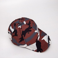 Casquette de baseball camouflage 6 panneaux brodée à la main avec logo personnalisé, ajustable, pour hommes – Meilleure vente