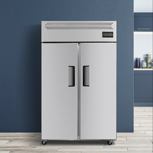Hot Sell 1000L Double Door Fridge Commercial Side-by-side Reach in Refrigerators & Freezers KK1212-F/KK1214-F Upright Freezers K - Product Image 1