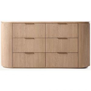 Base de Cama de Plataforma de Madera Maciza de Primera Calidad |   Cama Minimalista con Acabado Natural, Tamaño King/Queen |   Artesanía Pindel - Product Image 6