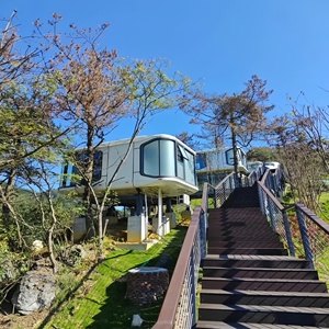 Casa Cápsula Espacial Modular Prefabricada Yiwan de 40 Pies con Energía Solar, 2 Dormitorios y Cocina para Villa u Oficina - Product Image 2