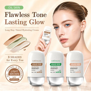 Crème hydratante éclaircissante Greenlem avec collagène hydrolysé et hyaluronate de sodium pour peaux grasses - Utilisation de jour Marque privée 50g - Product Image 2