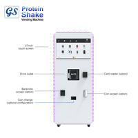 Distributeur automatique de boissons GS805 pour salle de sport, machine à shakes protéinés commerciale à écran tactile 27 pouces, vente directe usine