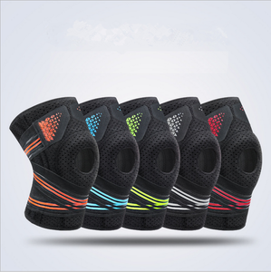 Verstelbare Hoge Kwaliteit Elastische Compressie Kniebrace Ondersteuning Met Side Stabilisatoren - Product Image 1