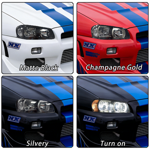 Phare de style OEM pour <span class=keywords><strong>Nissan</strong></span> <span class=keywords><strong>Skyline</strong></span> 5ème génération <span class=keywords><strong>R34</strong></span> <span class=keywords><strong>GTR</strong></span> GT-R 1999-<span class=keywords><strong>2002</strong></span>, phares 99-02 2003-2007 pour ENR34 BNR34 HR34 ER34 GT-T - Product Image 4