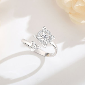<span class=keywords><strong>Anillo</strong></span> <span class=keywords><strong>de</strong></span> <span class=keywords><strong>Nudo</strong></span> <span class=keywords><strong>de</strong></span> <span class=keywords><strong>Bruja</strong></span> para Mujer Merryshine, Plata <span class=keywords><strong>de</strong></span> Ley 925, Estilo Vintage, Celta, Pagano, Wiccano, Apilable - Product Image 3