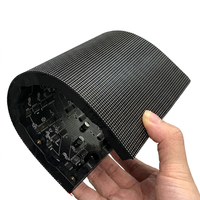 Anpassbarer Vollfarbiger Tragbarer Bodenständer Empfangsbereich-Bildschirm, Flexibler 4K HDR10 LED-Bildschirm, Digitale Werbeanzeige