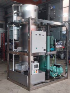 Mesin Pembuat Es Batang Komersial Efisiensi Tinggi 500kg Produksi Es 24 Jam Kompresor Hemat Energi Pompa Air Kualitas Tinggi - Product Image 5