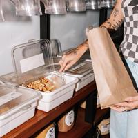 Bio-Großhandel für Lebensmittel Zero-Waste-Shop Nüsse Trockenfrüchte Gewürze Tierfutter-Behälter für den Einzelhandel