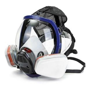 Masker <span class=keywords><strong>Respirator</strong></span> Gas Las Bahan Kimia Wajah Penuh <span class=keywords><strong>Anti</strong></span> Debu 7 In 1 - Product Image 1