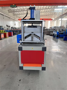 Máquina perfiladora de tejas metálicas para capiteles de techo, máquina formadora de rollos de chapa para capiteles de techo, maquinaria para fabricación de tejas - Product Image 2