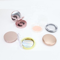 Kit de cils magnétiques quantiques en soie végétalienne miroir avec logo personnalisé en gros avec boîtes blanches