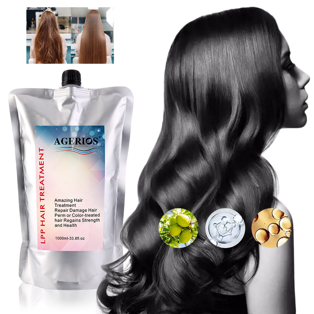 Agerios Argan Oil LPP Hair Spa Treatment Cream Keratin Hair Mask Deep Repairs Reduce Frizz Hair Mask