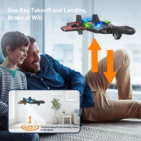 2.4G RC Avion Fighter Jouet Mousse Télécommande Stunt Fighter Avion Auto Hover Mode Sans Tête Flip Quadcopter avec Lumières LED