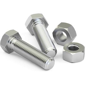 Válvula de línea central S1434, paquete de 5 tuercas y tornillos para brida de circulador, tamaño estándar para bombas Grundfos, aplicación HVAC - Product Image 2