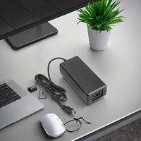Adaptateur d'alimentation de bureau HYT 60W, sortie CC 12V 5A, pour ordinateurs portables, éclairage LED, matériau ABS/PC, câble de 1,2 m, chargeur
