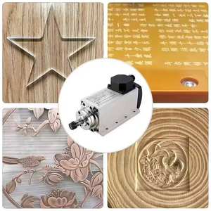 Moteur de broche CNC refroidi par air Zhong Hua Jiang Square ER11 220V 1.5KW avec kit VFD pour machine de gravure CNC - Product Image 5