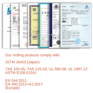 Système de toiture réfléchissant la chaleur Battens pour un confort et une efficacité intérieurs améliorés, tuiles de toiture en métal revêtues de pierre - Product Image 4
