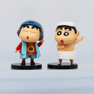 Adorable Muñeco 3D de Shin <span class=keywords><strong>Chan</strong></span> de Dibujos Animados, Juguetes de PVC, Figuras de Acción, Adorno Personalizado para Automóvil al por Mayor, Conjuntos de Figuras de Acción, Regalos para Niños - Product Image 6