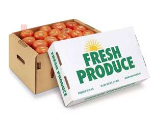 Bandeja <span class=keywords><strong>de</strong></span> Papel Decorativa Personalizada con Logotipo Impreso para Empacar Verduras, <span class=keywords><strong>Tomates</strong></span> Cherry y Frutas Frescas - Product Image 3