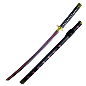 Roronoa Zoro espada arma armada cosplay demônio mata-leiras katana brinquedos espada madeira faca mágica 75 cm