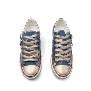 Zapatos Casuales de Lona con Diseño Nuevo 2026 para Mujer, Estampado de Ladrillo y Piedra, Zapatos Planos Casuales de Moda para Mujer - Product Image 3