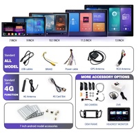 Trend 4G Wifi DSP 360 Cámara coche MP5 reproductor 7/9/10/11.5/13 pulgadas coche Android Multimedia Video reproductor de DVD