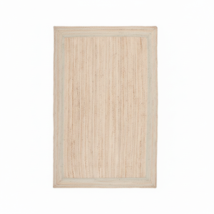 Tapis de sol rectangulaire classique en jute tissé à la main pour la maison, les hôtels et les tapis. - Product Image 1