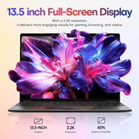 Nuovo Laptop Aziendale Yoga 13.5 Pollici 2.2K, Schermo Touch Pieghevole a 360 Gradi, Intel, Windows 11, 12GB SSD 128/256/512GB IPS