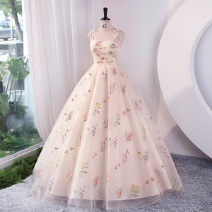 Elegante Vestido de Noche con Lentejuelas Brillantes y Apliques de Encaje Árabe, Vestido de Noche de Manga Larga - Product Image 2