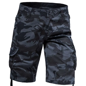 Shorts cargo <span class=keywords><strong>Bermuda</strong></span> pour <span class=keywords><strong>homme</strong></span> en coton 100% à taille mi-haute, style décontracté, <span class=keywords><strong>camouflage</strong></span>, longueur genou, pour l'été 2026 - Product Image 2