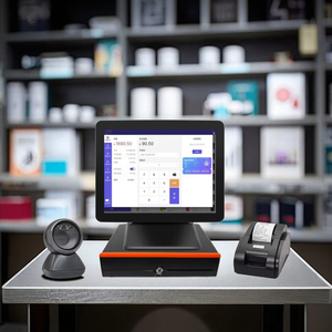 Nhà Máy Giá 15.6inch thông minh <span class=keywords><strong>POS</strong></span> PC thiết bị màn hình cảm ứng tất cả trong một hệ thống <span class=keywords><strong>POS</strong></span> thu ngân máy thiết bị đầu cuối cho khách sạn bán lẻ - Product Image 1