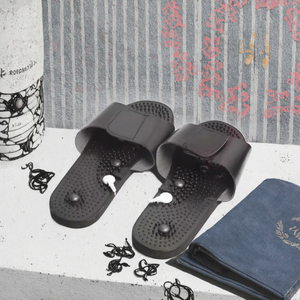 Acupuntura Pie Zapatilla Sandalias Reflejo Estrés Rotación Pies Masaje Zapatos Aliviar el dolor y la relajación Masajeador de pies - Product Image 3