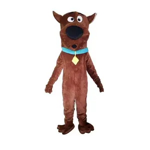 Scoobydoo köpek maskot kostüm köpük kafa cosplay parti karnaval kostüm yetişkin elbise çocuk doğum günü reklam dans düğün