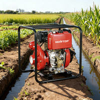Pompe à eau diesel haute puissance 4 temps 499cc 8,6 kW Prix usine Pompe à eau professionnelle pour l'agriculture et les exploitations agricoles